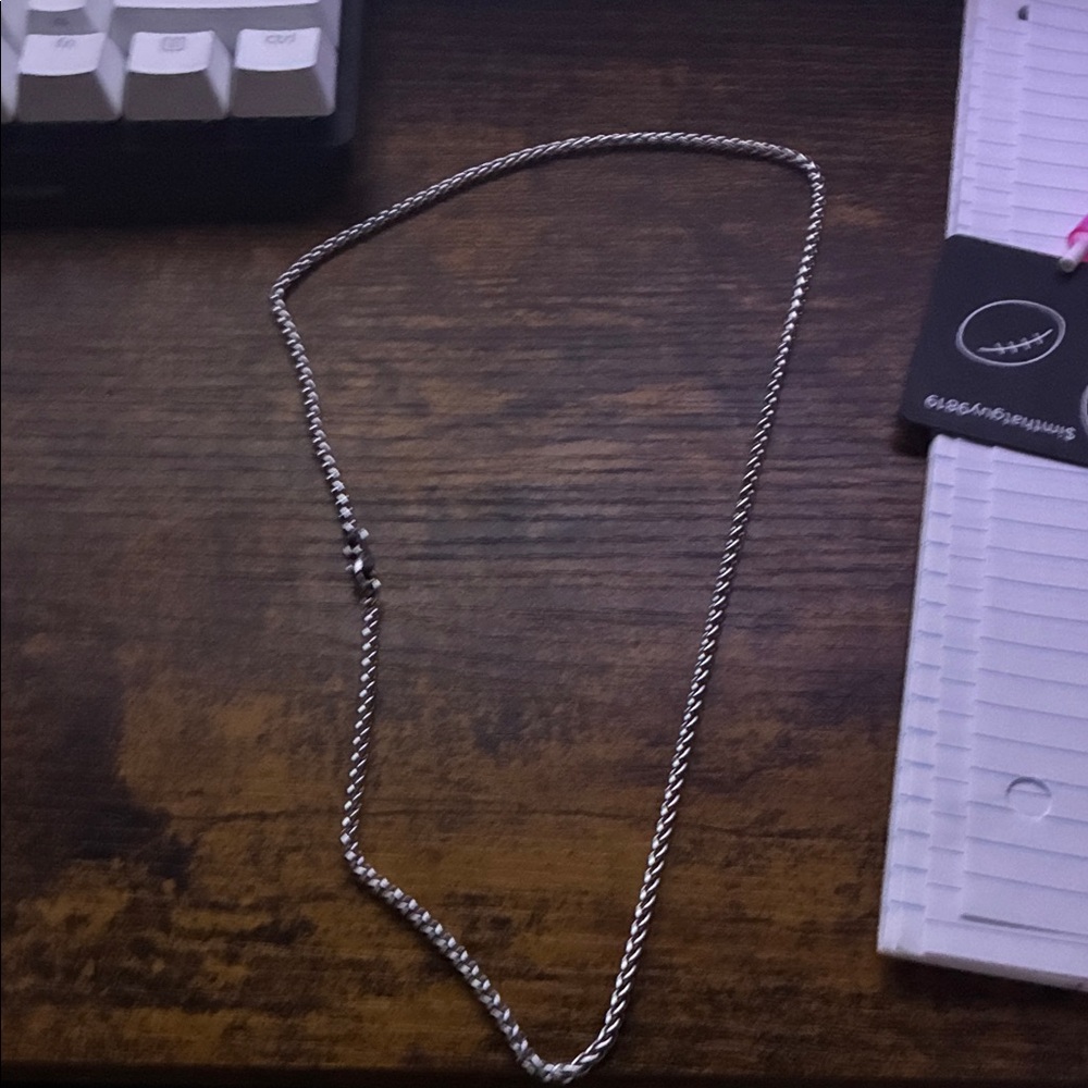 Silver Men's Chain Necklace